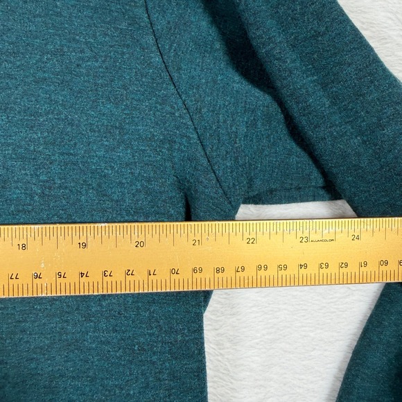 Orvis Women's Teal Crewneck Long Sleeve Sweatshirt Classic Collection Size L G - Picture 7 of 8